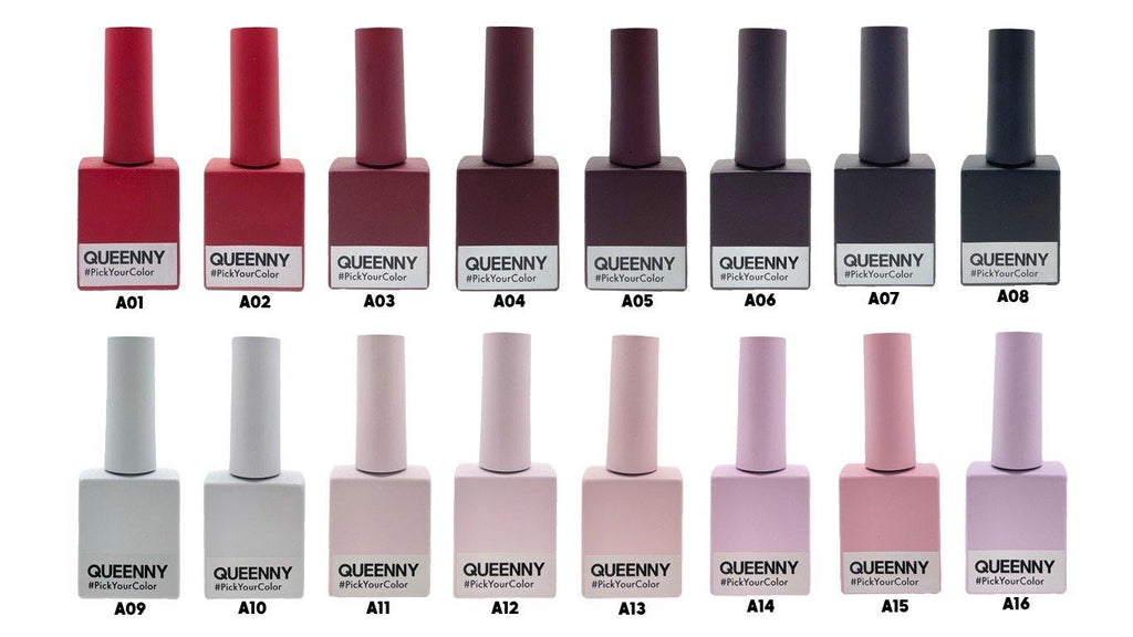  U.S. “A” Exclusive Collection Bundle - QUEENNY USA (vegan, cruelty free, non toxic, 11 free gel nail polish)