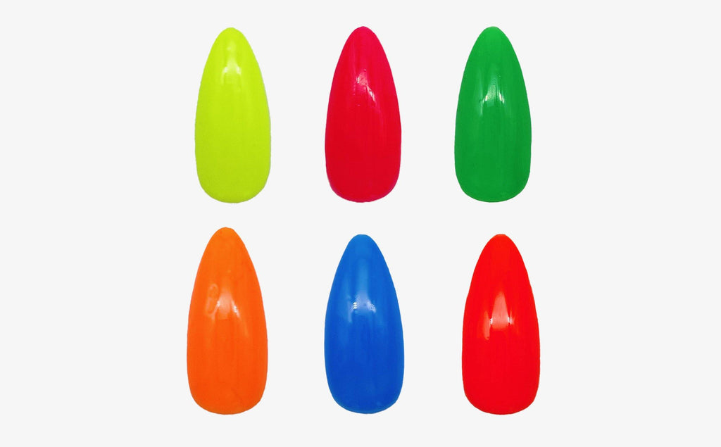  NEON COLLECTION BUNDLE - QUEENNY USA (vegan, cruelty free, non toxic, 11 free gel nail polish)