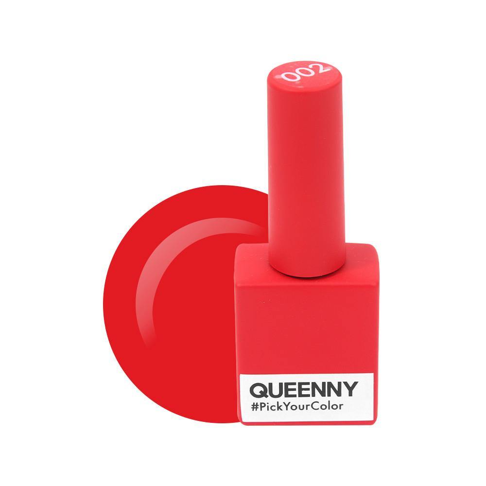  Blush Red 002 - QUEENNY USA (vegan, cruelty free, non toxic, 11 free gel nail polish)