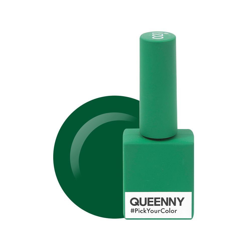  Forest Green 021 - QUEENNY USA (vegan, cruelty free, non toxic, 11 free gel nail polish)