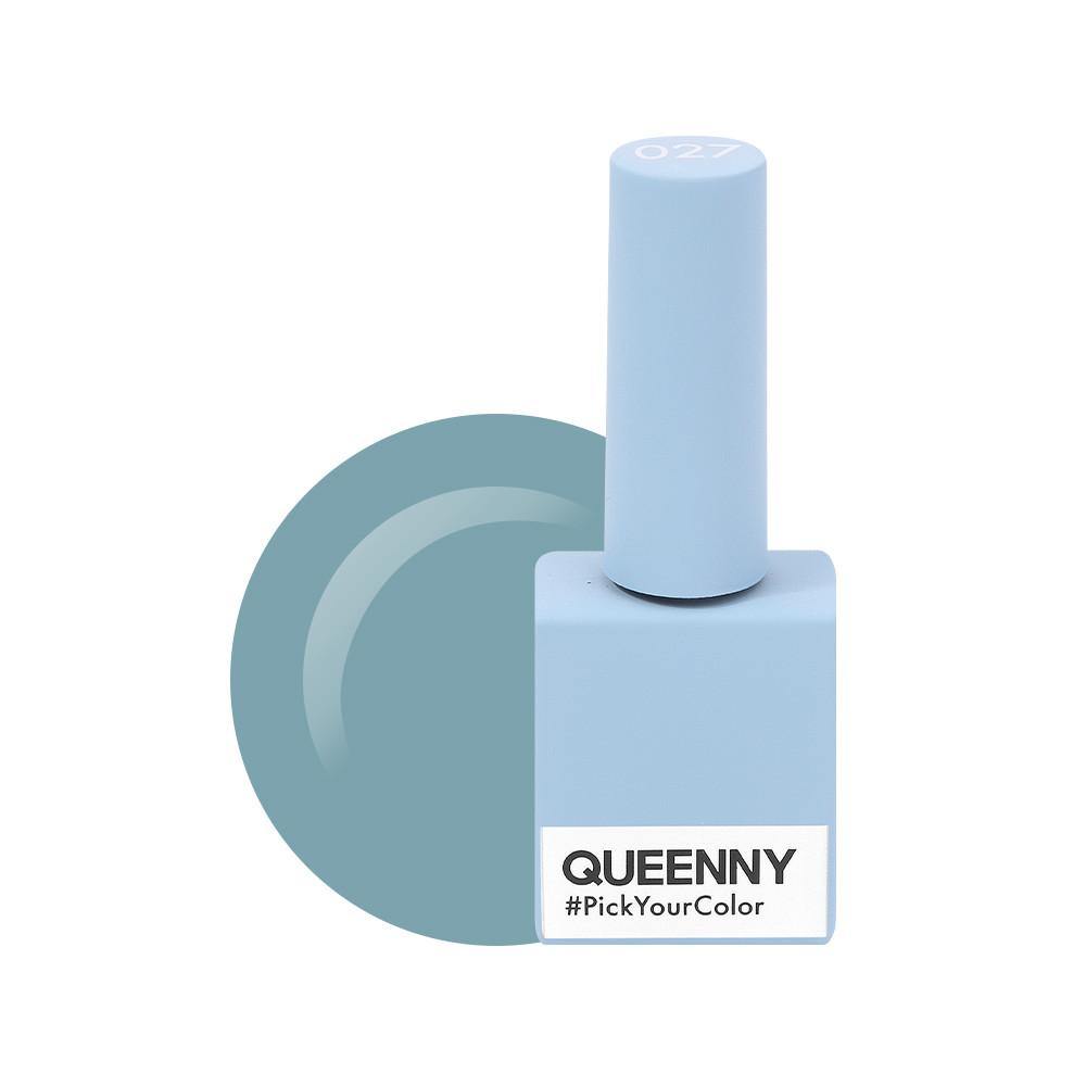  Cornflower Blue 027 - QUEENNY USA (vegan, cruelty free, non toxic, 11 free gel nail polish)