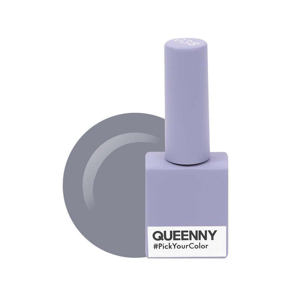  Slate Gray 038 - QUEENNY USA (vegan, cruelty free, non toxic, 11 free gel nail polish)