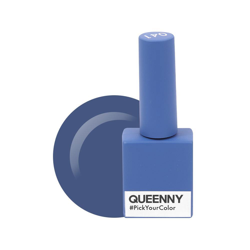  Slate Blue 041 - QUEENNY USA (vegan, cruelty free, non toxic, 11 free gel nail polish)