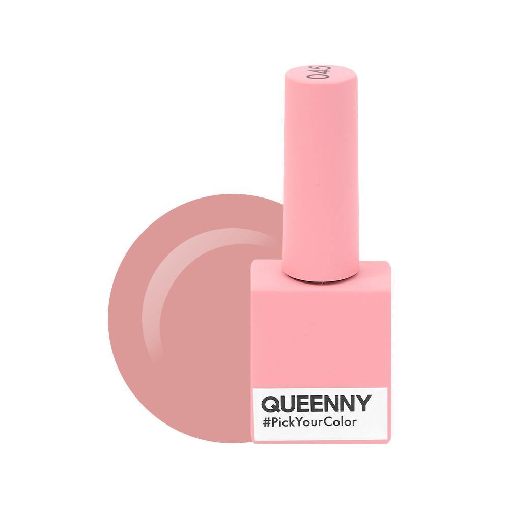  Dusty Pink 045 - QUEENNY USA (vegan, cruelty free, non toxic, 11 free gel nail polish)