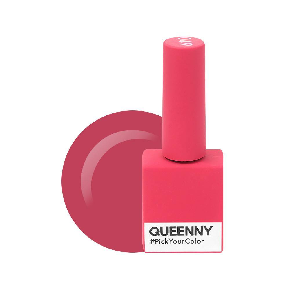  Dark Pale Violet Red 049 - QUEENNY USA (vegan, cruelty free, non toxic, 11 free gel nail polish)
