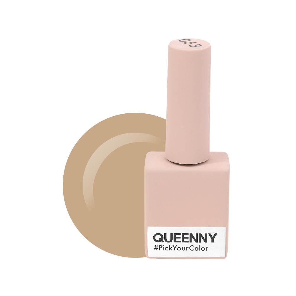  Beige 063 - QUEENNY USA (vegan, cruelty free, non toxic, 11 free gel nail polish)