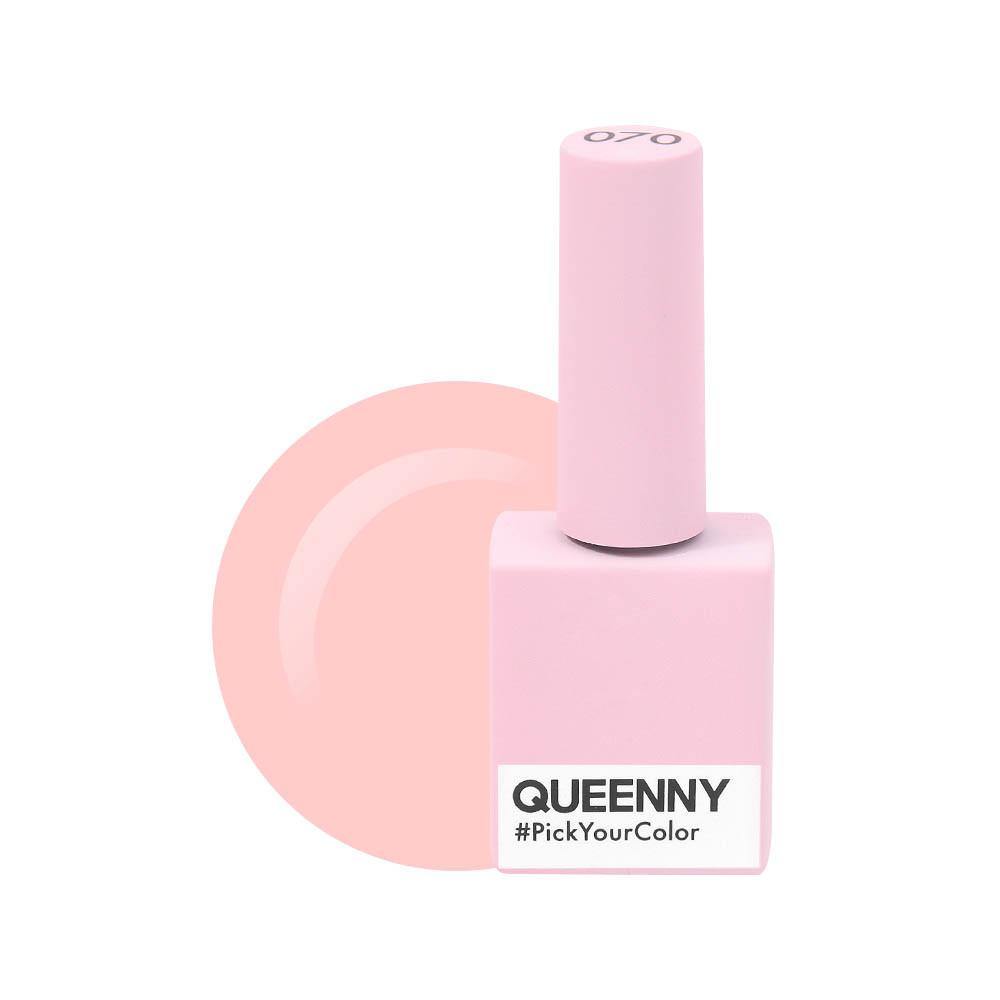  Pink Syrup 070 - QUEENNY USA (vegan, cruelty free, non toxic, 11 free gel nail polish)