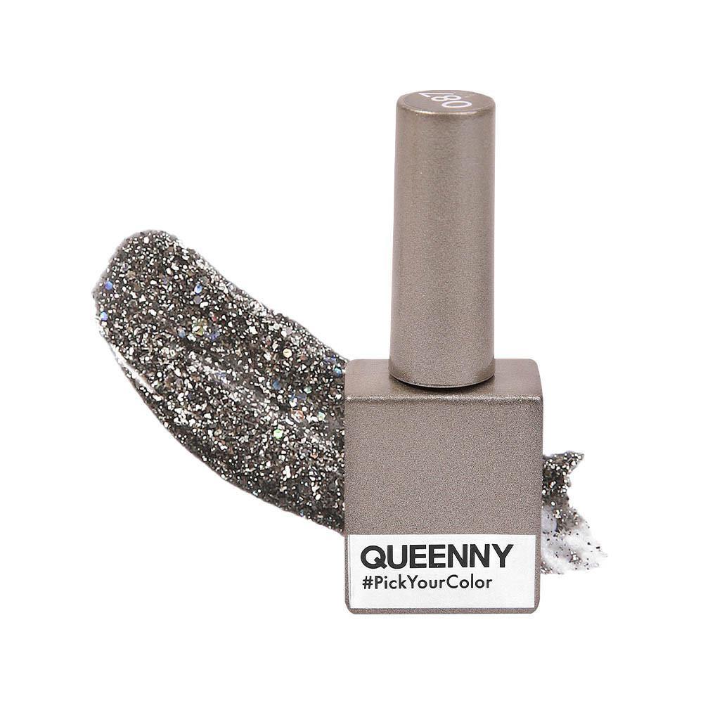  Titanium Black Shine 087 - QUEENNY USA (vegan, cruelty free, non toxic, 11 free gel nail polish)