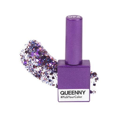  Purple Glitter 096 - QUEENNY USA (vegan, cruelty free, non toxic, 11 free gel nail polish)